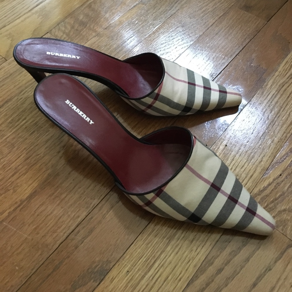Burberry Mid Heel Mule